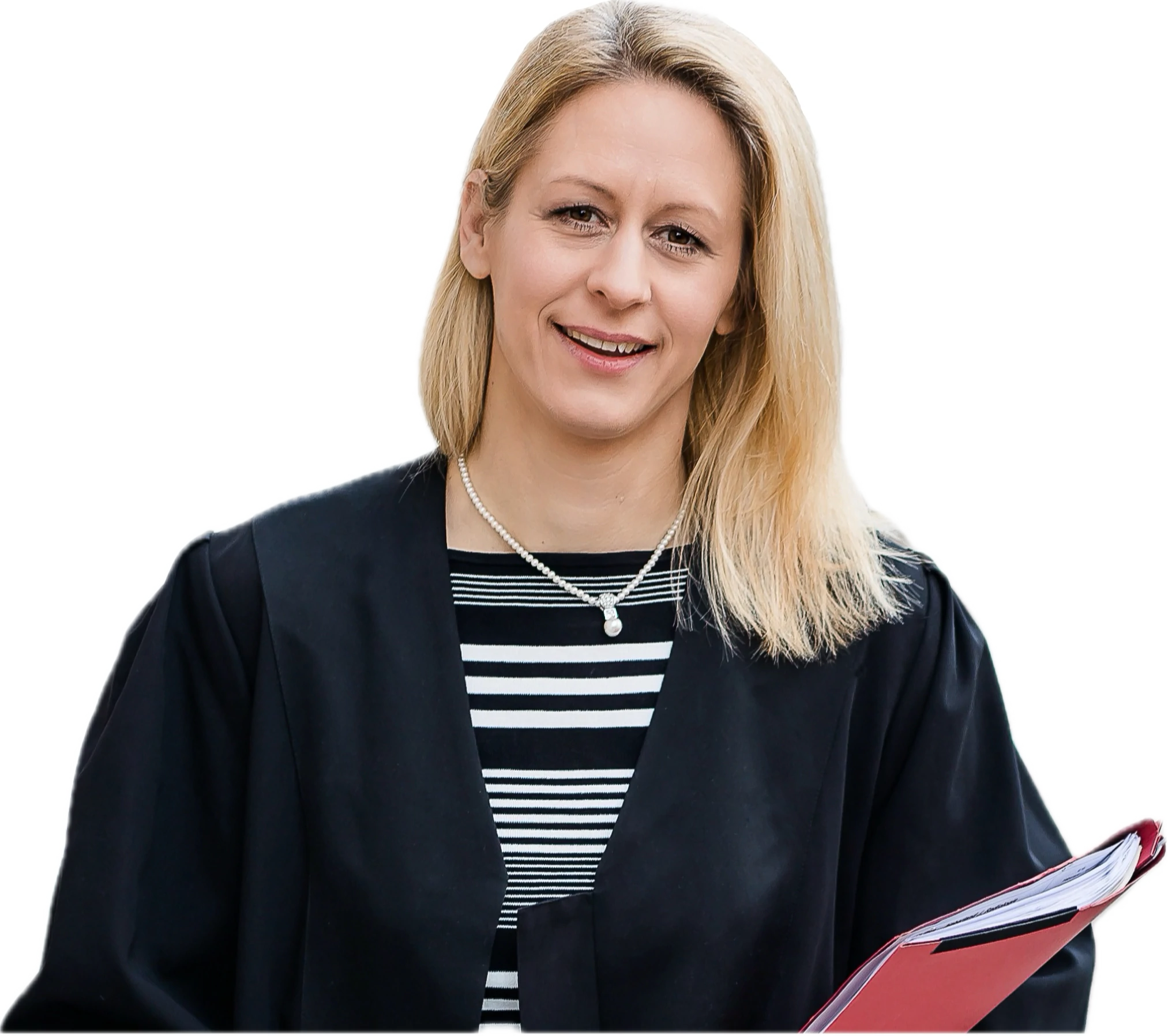 Fachanwalt für Arbeitsrecht Simone C.Braun auf dem Weg zu Gericht